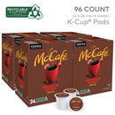 (4 pack) McCafe Premium Roast Coffee K-Cup Coffee Pods, Medium Roast, 24 Count For Keurig Brewers