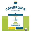 Cameron's Coffee Organic French Roast Dark Roast Whole Bean Arabica Coffee, Dark & Rich, 4 lb Bag