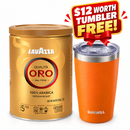 Lavazza Qualità Oro Ground Coffee, Medium Roast, 100% Arabica, 8.8 oz Tin (Pack of 4)