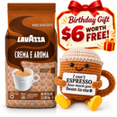 Lavazza Crema E Aroma Whole Bean Coffee Blend, Medium Roast, 2.2 lb Bag