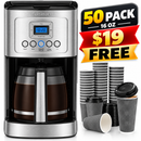 Cuisinart Coffee Maker, Programmable, Stainless Steel, 14-Cup Glass Carafe