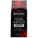 Community Coffee Dark & Bold Expresso Extra Dark Roast Ground 12 oz Gable Top