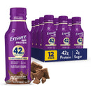 Ensure Max Protein Shake, 42g High Protein, Milk Chocolate, 14 fl oz, 12 Pack