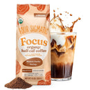 Four Sigmatic Focus Half Caf Ground Coffee | Organic Half Caf Ground Coffee with Lion's Mane Mushroom and Yacon for Mental Clarity & Energy Support