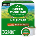 Green Mountain Coffee Roasters, Half-Caff Medium Roast K-Cup Coffee Pods, 32 Count