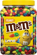 MandMs Peanut Milk Chocolate Candy Bulk Jar (62 Ounce)