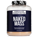NAKED Chocolate Mass Gainer - All Natural Weight Gainer Protein Powder - 8lb Bulk, GMO Free, Gluten Free & Soy Free. No Artificial Ingredients - 1,360 Calories