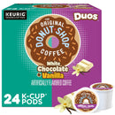 The Original Donut Shop, Duos White Chocolate + Vanilla Medium Roast K-Cup Coffee Pods, 24 Count