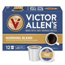 Victor Allen's Coffee Morning Blend Single Serve K-Cup Coffee Pods, Light Roast, 12 Count