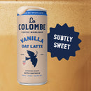 La Colombe Oatmilk Vanilla Latte Cold Brew Ready-to-Drink Coffee, 11 fl oz, 12 Pack Cans