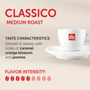 illy Ground Moka Coffee, Classico Medium Roast, 100% Arabica, 8.8 Oz
