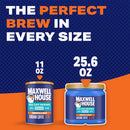 Maxwell House Half Caff Original Medium Roast Ground Coffee, 25.6 oz Canister