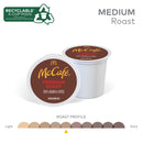 (4 pack) McCafe Premium Roast Coffee K-Cup Coffee Pods, Medium Roast, 24 Count For Keurig Brewers