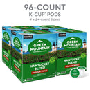 (4 pack) Green Mountain Coffee Roasters, Nantucket Blend Medium Roast K-Cup Coffee Pods, 24 Count