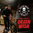 Death Wish Coffee, Organic and Fair Trade, Medium Roast, Whole Bean Coffee, 10 oz