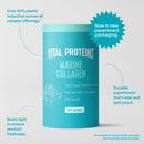 Vital Proteins Marine Collagen Peptides for Joint, Hair, Skin, and Nails Support Supplement Powder, 7.8 oz