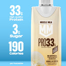 Muscle Milk Pro 33g High Protein Shake Ultra Filtered Milk, Vanilla Creme, 11 fl oz, 12 pack