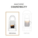 Nespresso Capsules Original, Ristretto, Dark Roast Espresso Coffee, 50-Count Espresso Coffee Pods