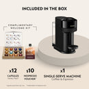 Nespresso Vertuo Next Coffee and Espresso Maker by De'Longhi, Glossy Black