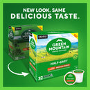 Green Mountain Coffee Roasters, Half-Caff Medium Roast K-Cup Coffee Pods, 32 Count