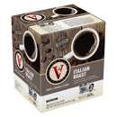 Victor Allen's Coffee Italian Roast, Dark Roast, 80 Count, Single Serve Coffee Pods for Keurig K-Cup Brewers