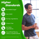 Orgain Organic Vegan 30g High Protein Powder, Plant Based Shake Drink, Prebiotic Fiber, Chocolate, 1.26lb