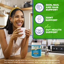 Orgain Grass-Fed & Pasture Raised Collagen Peptides + Prebiotic & 1 Billion CFU Probiotics, Unflavored, 1lb