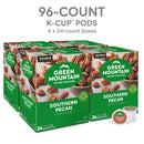 (4 pack) Green Mountain Coffee Southern Pecan, Flavored Keurig K-Cup Coffee Pods, Light Roast, 24 Count