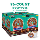 (4 pack) The Original Donut Shop, Snickers Flavored K-Cup Coffee Pods, 24 Count