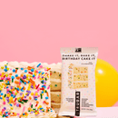 TRUBAR Shake it, Bake it, Birthday Cake it, Plant-Based Protein Bar, Vegan, Gluten-Free, 12 Count