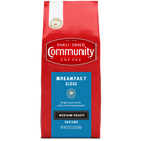 (4 pack) Community Coffee Breakfast Blend Medium Roast Ground 32 oz Gable Top