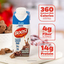 (2 pack) BOOST Plus Nutritional Drink Protein Shakes, Rich Chocolate, 8 fl oz, 12 Pack