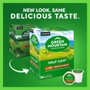 (4 pack) Green Mountain Coffee Roasters, Half Caff Medium Roast K-Cup Coffee Pods, 24 Count