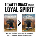 (4 pack) Black Rifle Coffee Company Loyal Spirit K-Cups Pods, Light Roast, 22 Ct