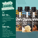 OWYN Pro Elite Plant Based Protein Shake, Nutrition Drink, Chocolate, 32g Protein, 11.15 oz, 12 Pack