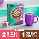 The Original Donut Shop, Duos White Chocolate + Vanilla Medium Roast K-Cup Coffee Pods, 24 Count