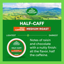 (4 pack) Green Mountain Coffee Roasters, Half Caff Medium Roast K-Cup Coffee Pods, 24 Count