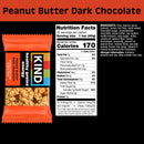 KIND Healthy Snack Grains Energy Peanut Butter Dark Chocolate Bars 10 Count