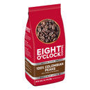 Eight O'Clock Coffee Medium Roast Whole Bean 100% Colombian Peaks Coffee 30 oz