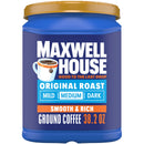 (6 pack) Maxwell House Original Roast Ground Coffee, 38.2 oz Canister