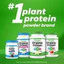 Orgain Organic Vegan 21g Protein Powder + 50 Superfoods, Plant Based, Chocolate 1.12lb