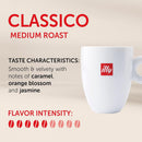 illy Ground Drip Coffee, Classico Medium Roast, 100% Arabica, 8.8 oz, 6 Pack