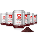illy Ground Drip Coffee, Classico Medium Roast, 100% Arabica, 8.8 oz, 6 Pack