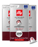 illy Espresso Coffee Pods for Original Machines, Intenso Bold Roast, 10 Ct (Pack of 10)