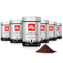 illy Ground Drip Coffee, Classico Medium Roast, 100% Arabica, 8.8 oz, 6 Pack